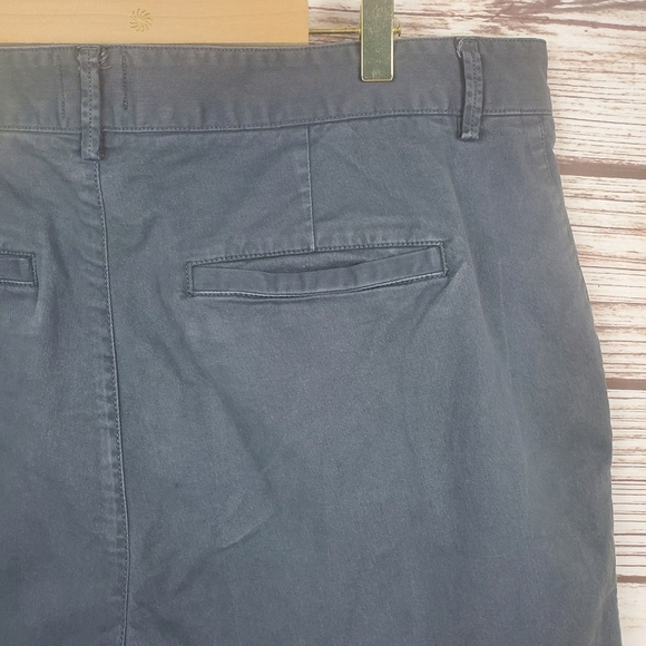 Flint And Tinder Size 36 Mens 365 Charcoal Grey Chino Khaki Shorts - Picture 8 of 9